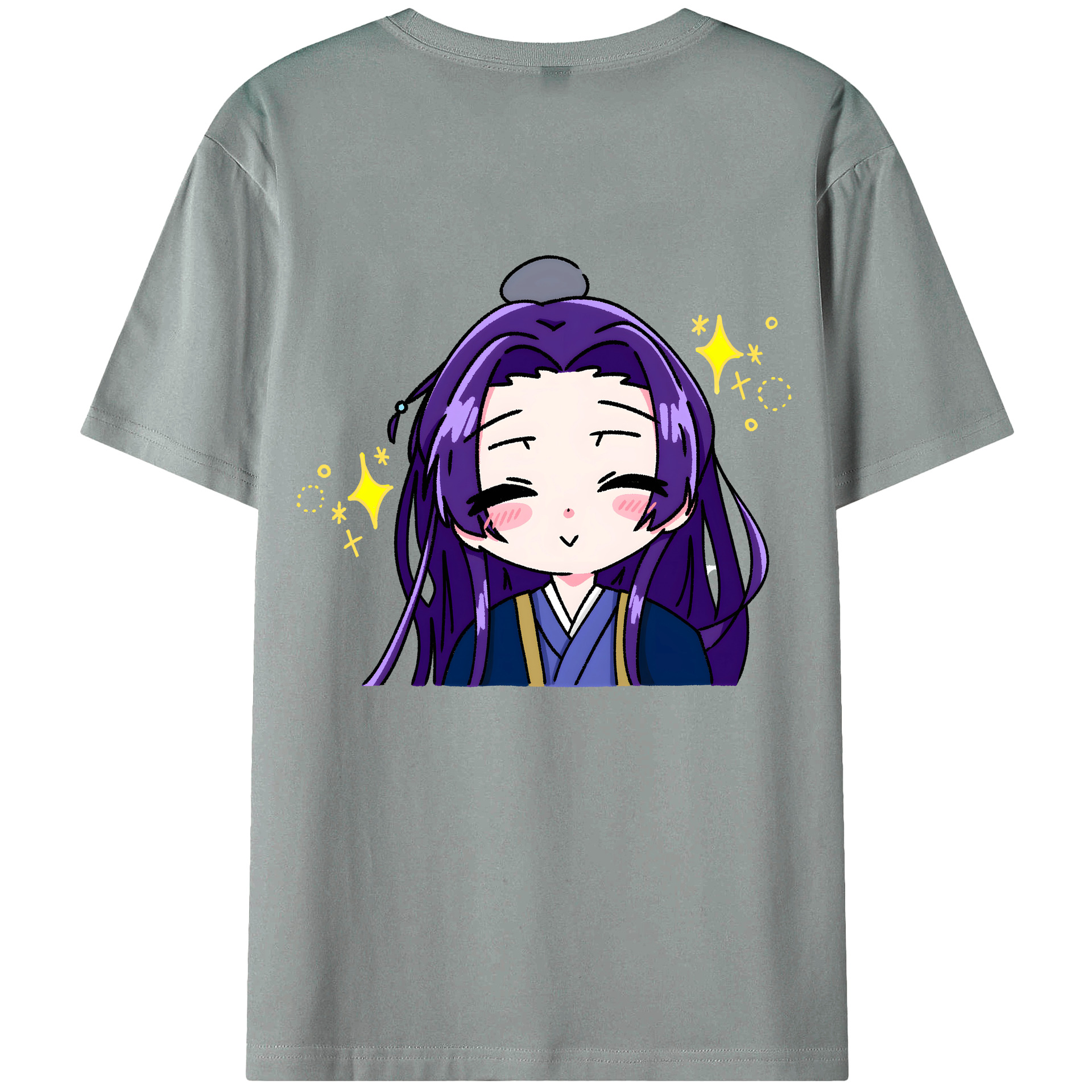 （画像用） 薬屋のひとりごと The Apothecary Diaries 綿100％ メンズ半袖Tシャツ（バックプリント） 通気性